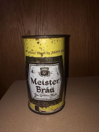 Meister Brau Beer " Happy Days " Set Can 12 Oz.  Flattop Chicago,  Illinois