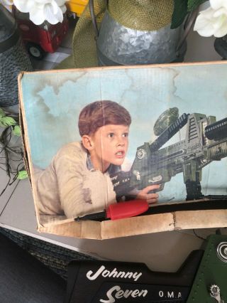 Vintage Johnny Seven O.  M.  A.  Rifle,  Topper Toys,  Boxed 2