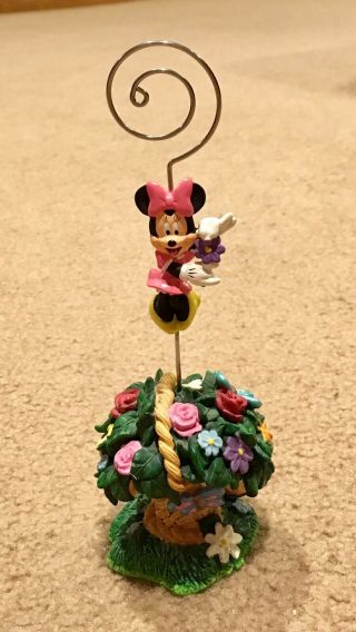 Authentic Disney Minnie Mouse Photo Note Recipe Holder Collectibles Gift Novelty