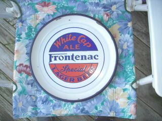 Frontenac Lager Beer Porcelain Tray 13 