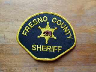 Patch Police Sheriff Fresno County California State