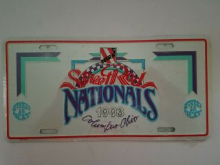 Street Rod Nationals Columbus Oh 1993 Metal License Plate Nsra Street Is Neat
