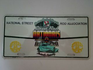 Street Rod Nationals Louisville Ky 1992 Metal License Plate Nsra Street Is Neat