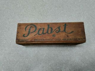 Pabst Prohibition Era American 5 Lb Wood Cheese Box Pabst - Ett Corp Chicago 1920s