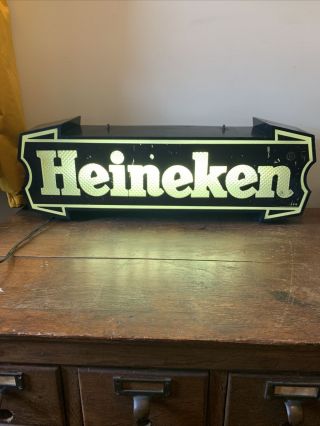 Vintage Heineken Lighted Large Beer Sign