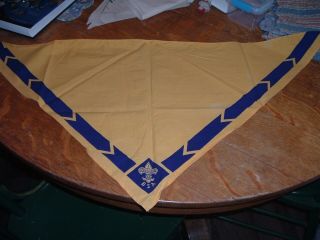 Bsa Scarf Yellow Blue Boy Scout Neckerchief Scarf Official Uniform Bsa