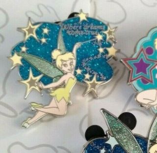 Tinker Bell Where Dreams Come True Pixie Dust Peter Pan Disney Pin