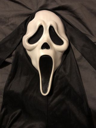 Vintage Scream Movie Ghost Face Mask Easter Unlimited Fun World Halloween S9206