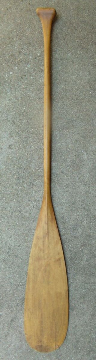Vintage 60 " Wooden / Wood Canoe Paddle