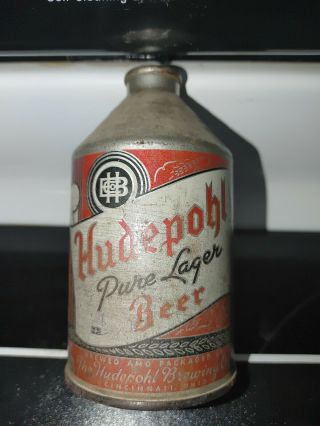 Hudepohl Pure Lager Beer Crowntainer