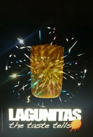 Lagunitas 3d Mason Jar Sparkling Motion Light Led Sign - - 16 " X 13 " X 3 "