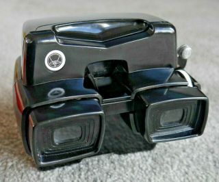 SAWYER ' S VIEWMASTER MODEL D LIGHTED FOCUSING STEREO VIEWER RARE BLACK BOXED K135 3