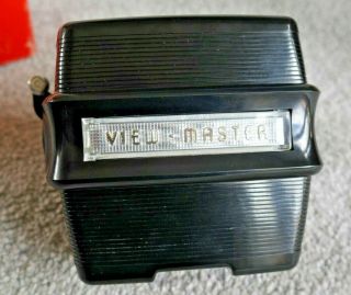 SAWYER ' S VIEWMASTER MODEL D LIGHTED FOCUSING STEREO VIEWER RARE BLACK BOXED K135 6