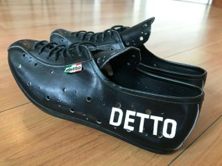 Vintage Detto Pietro Cycling Shoes - Size 43 / Us 9 - Fits 41