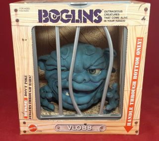 Vintage Mattel 1987 Boglins Vlobb Creature Good Shape W/box Seven Towns Ltd.