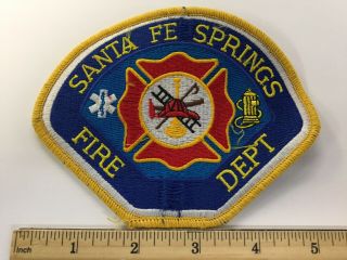 California - Vintage - Santa Fe Springs Fire Patch