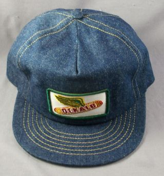 Vintage DEKALB Snapback Trucker Hat Cap Denim Dekalb Seed Corn Patch USA Farmer 2