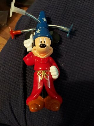 Walt Disney Parks Fantasia Sorcerer Mickey Mouse Spin Light Up Toy Spinner