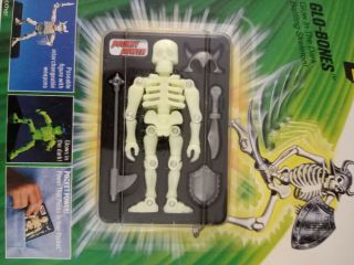 Vintage 1988 Tyco Pocket Power Glo - Bones Skeleton Figure, 2