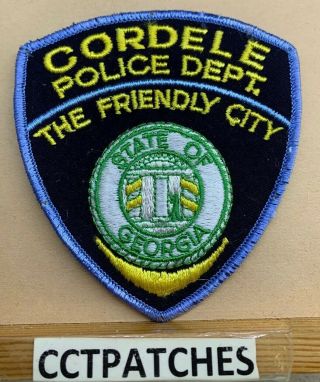 Cordele,  Georgia Police Shoulder Patch Ga