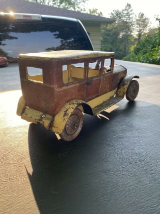 Vintage Tippco German Tin Toy Limo Car 15” 2