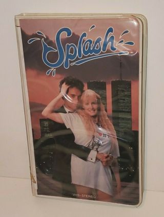 Disney Splash Vhs Movie Video Empty Clamshell Box Tom Hanks Daryl Hannah 1984