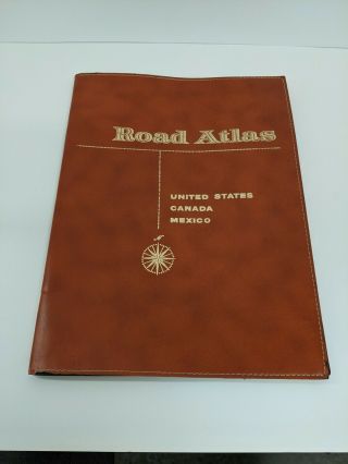 1979 Rand Mcnally University Savings Road Atlas U.  S.  Canada Mexico 11 " X 15 "