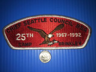 Chief Seattle Council Csp Camp Brinkley Patch.