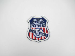 Vintage Union Pacific Railroad Logo Sew On Patch - Badge Embroidered Patch