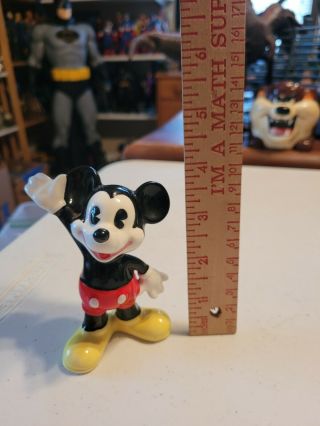 Vintage Walt Disney Productions Japan Mickey Mouse Ceramic Figurine