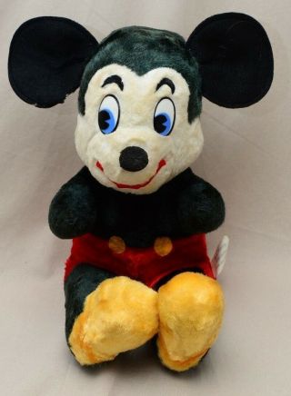 Mickey Mouse Disney Plush California Stuffed Toys Productions Usa 19 " Vintage