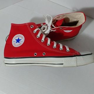 Vintage Converse Chuck Taylor Red High Top Shoes Sneakers Usa 10.  5
