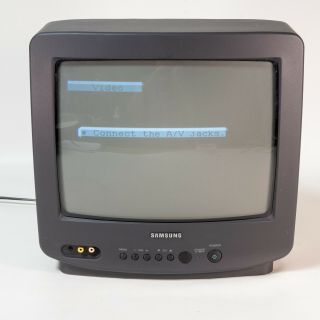 Vintage 1998 Samsung 13 " Model Txd1372 Color Tv Retro Gaming Monitor 100