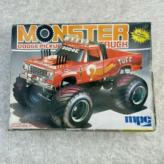 Mpc Monster Dodge Pickup Truck 6344 Ram Model Kit Vintage Vtg 6344 1 - 0451 Open