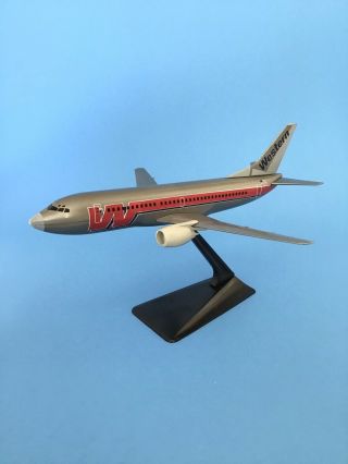 Western Airlines,  Boeing 737,  Vintage Wooster Snap - Fit Model,  Great Britain.