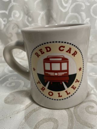 Red Car Trolley Mug From Disney 