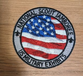 Bsa Pocket Patch…2017 National Scout Jamboree…us Military Exhibits