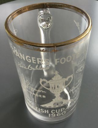 Glasgow Rangers Football Club 1960 Scottish Cup Winners Tankard