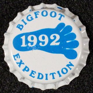 Big Foot 1992 Plastic Bottle Cap Sierra Nevada California Micro Set Crowns Pale,