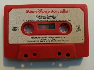 Walt Disney Storytellers The Rescuers & The Jungle Book - 2 Books and 1 Cassette 3
