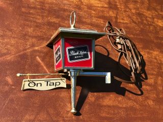 Vintage Carling Black Label Beer Lantern Light Wall Sconce Sign Bar Tavern Pub