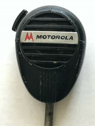 Vintage Shure Brothers Motorola Hand - Held Microphone Cb Ham Radio Police