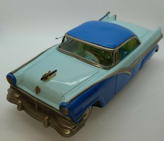 Swell Yonezawa Ford Fairlane Coupe Tin Friction Toy Car Made In Japan 1950 