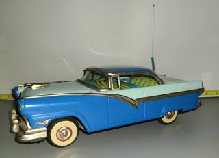 SWELL Yonezawa Ford Fairlane Coupe Tin Friction toy car Made in Japan 1950 ' s 2