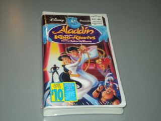 Walt Disney Aladdin And The King Of Thieves Vhs Movie In Package