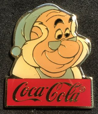 Disney 1986 Cast 15th Anniversary Coca - Cola Mr.  Smee From Peter Pan Le 1000 Pin