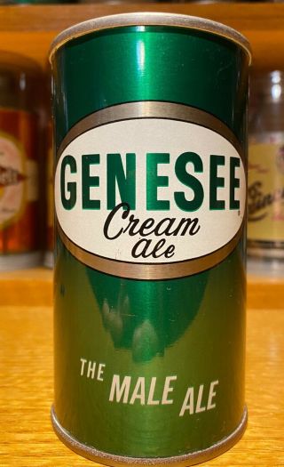Genesee Cream Ale " The Male Ale " Pull Tab Beer Can - Usbcii 67 - 27 - Minty