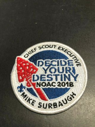 Bsa Mike Surbaugh Chief Scout Executive 2018 Noac Patch