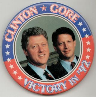 3 " 1992 Clinton Gore Victory In 