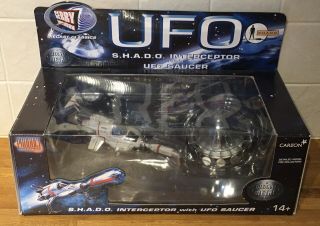 Rare Ufo S.  H.  A.  D.  O Interceptor W Ufo Saucer Gerry Anderson Product Enterprise